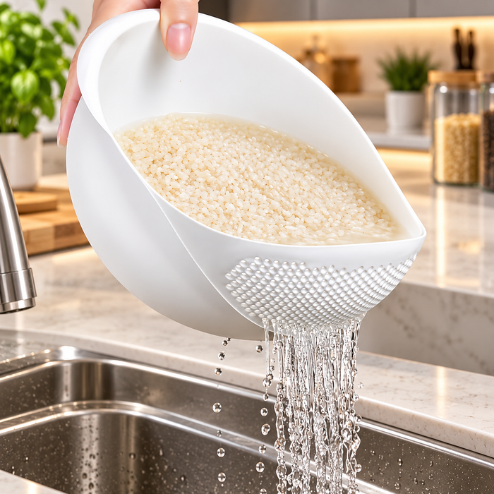 2-in-1 Abtropfschüssel mit integriertem Sieb